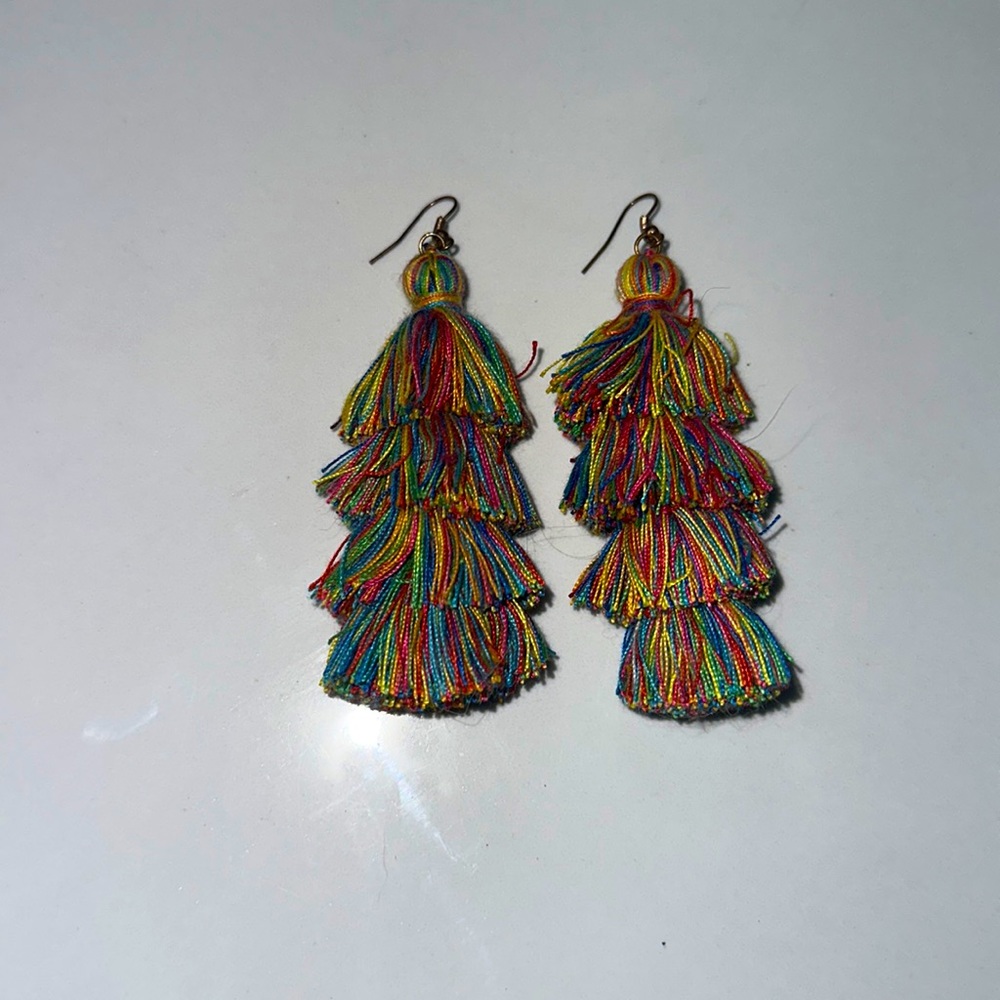Fringe earrings